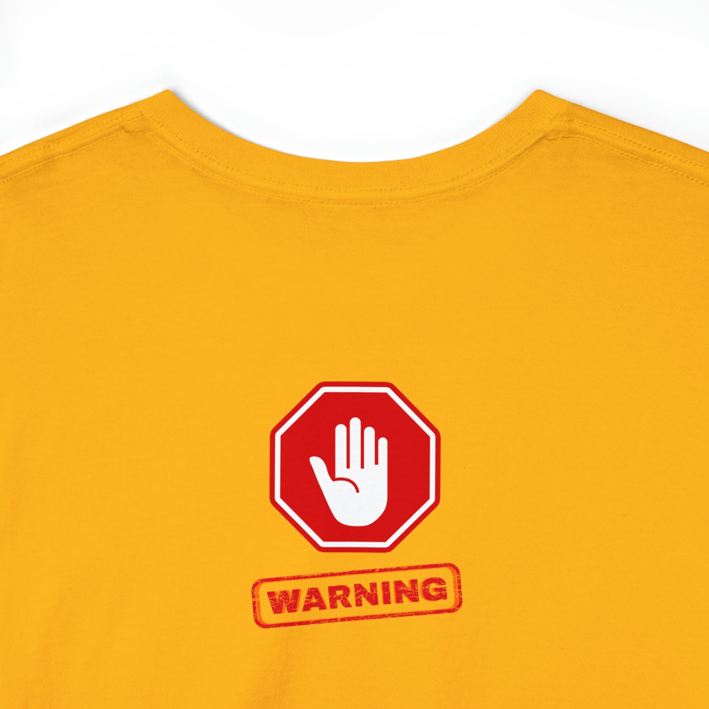 Warning, Unisex Heavy Cotton Tee