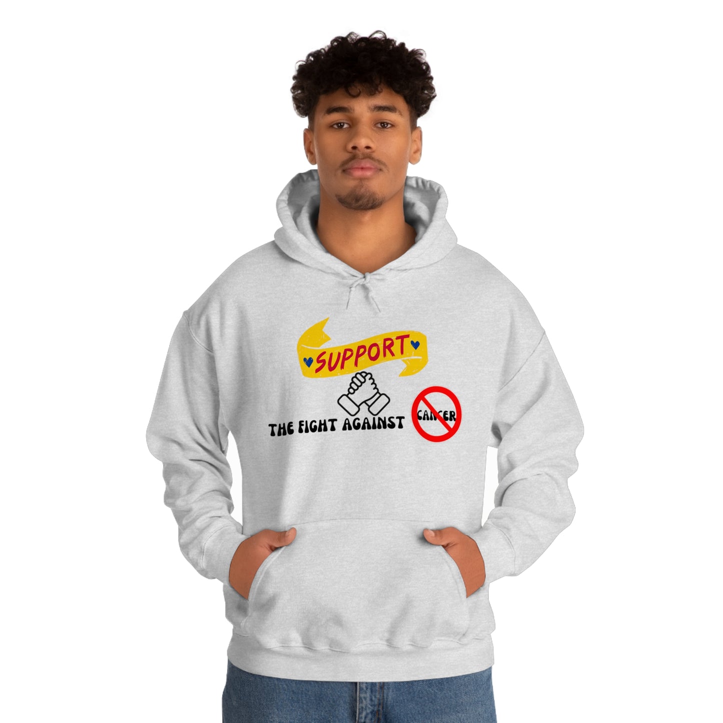 Cancer Awareness Unisex Heavy Blend™ Hooded Sweatshirt