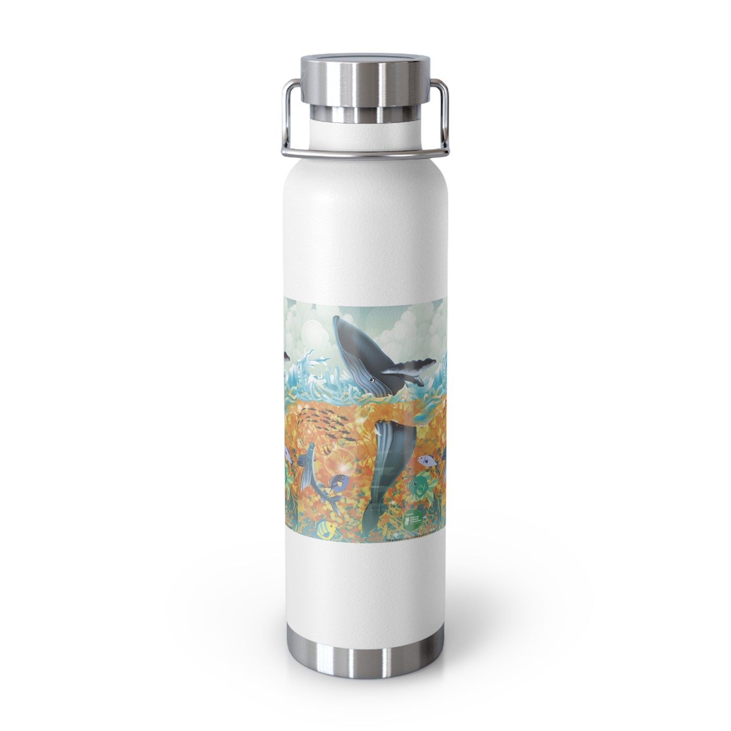 Finley the Flying Fish Copper Vacuum Insulated Bottle, 22oz