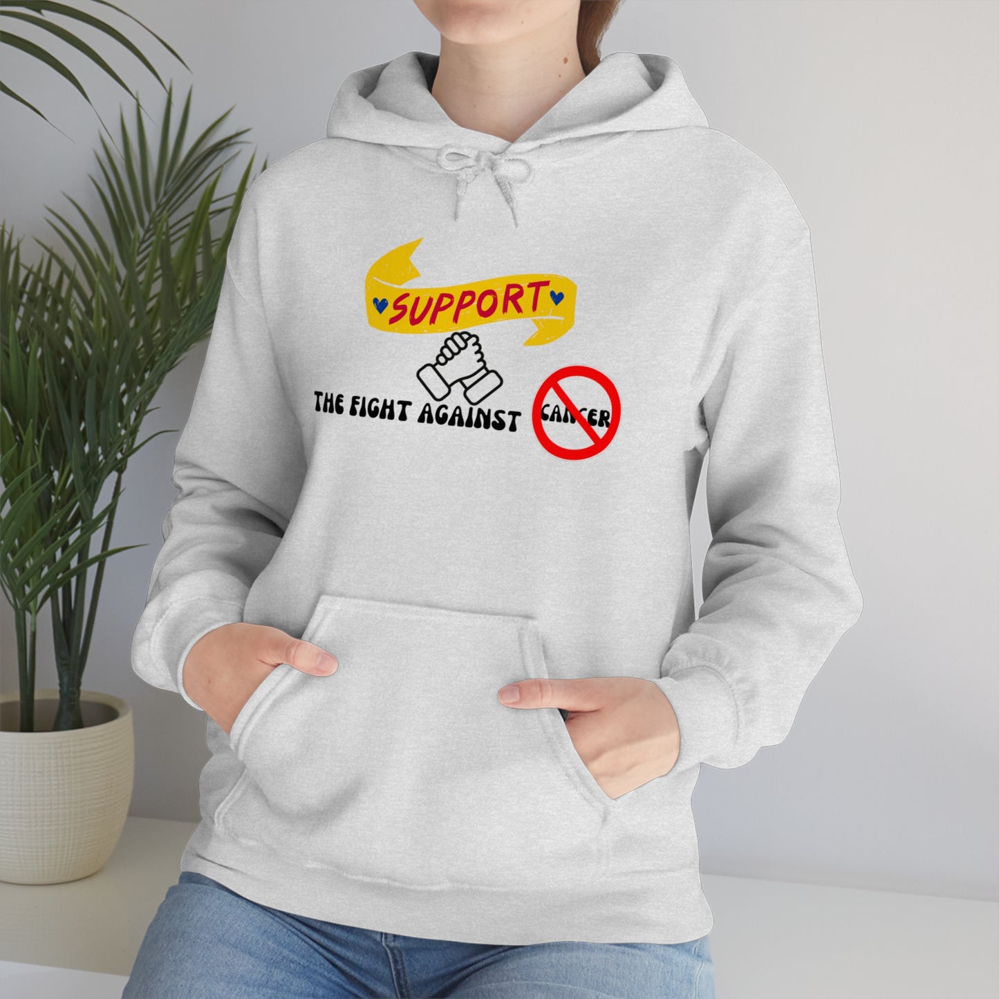 Cancer Awareness Unisex Heavy Blend™ Hooded Sweatshirt