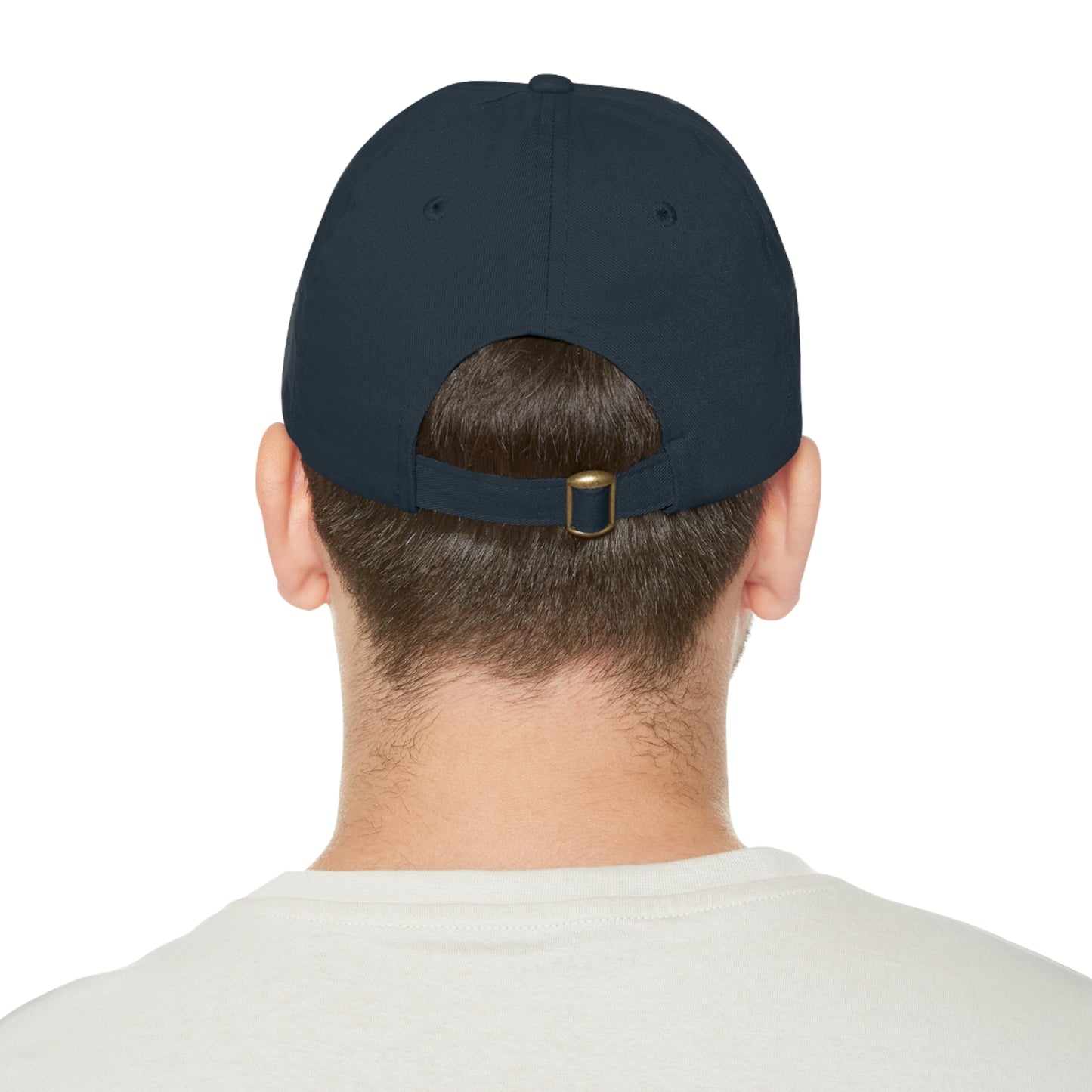 Sailing Dad Hat with Leather Patch (Rectangle)