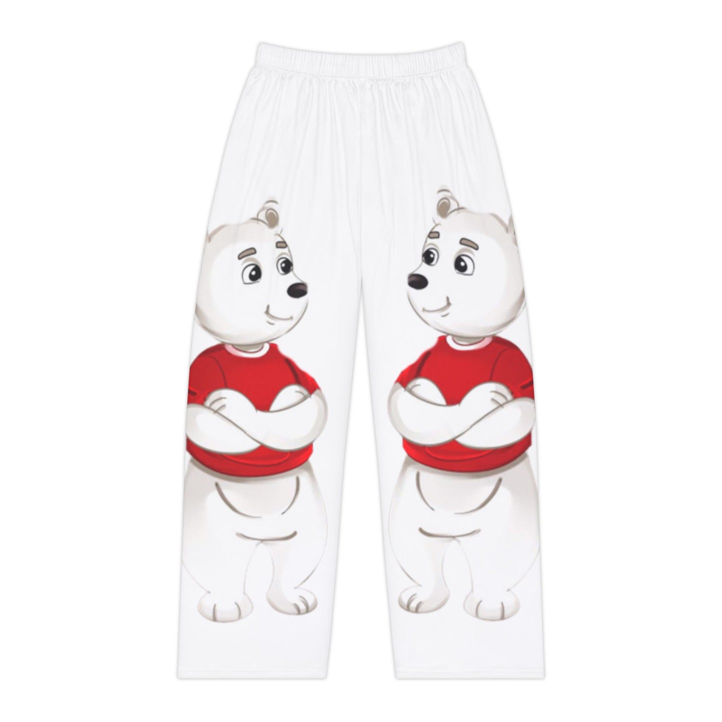 Poro the Polar Bear Women's Pajama Pants (AOP)