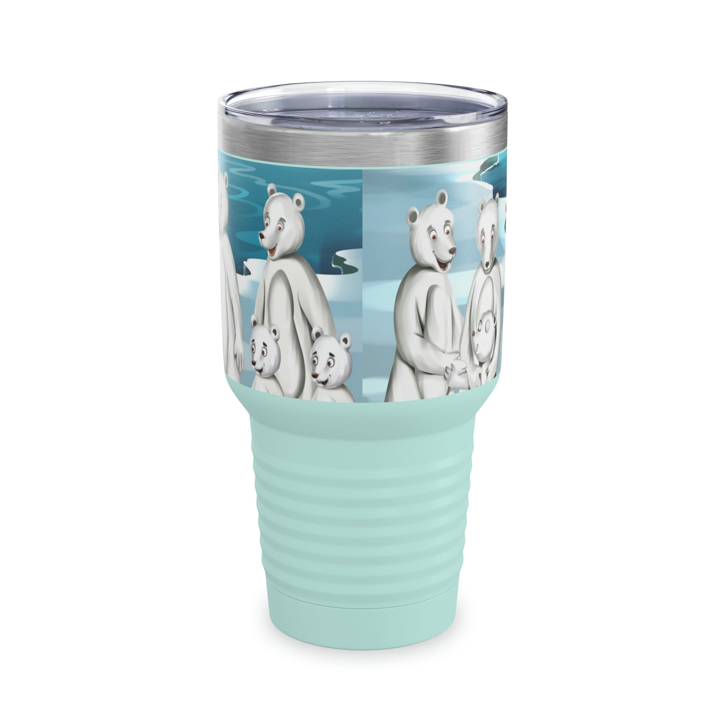 Poro The Polar Bear Ringneck Tumbler, 30oz