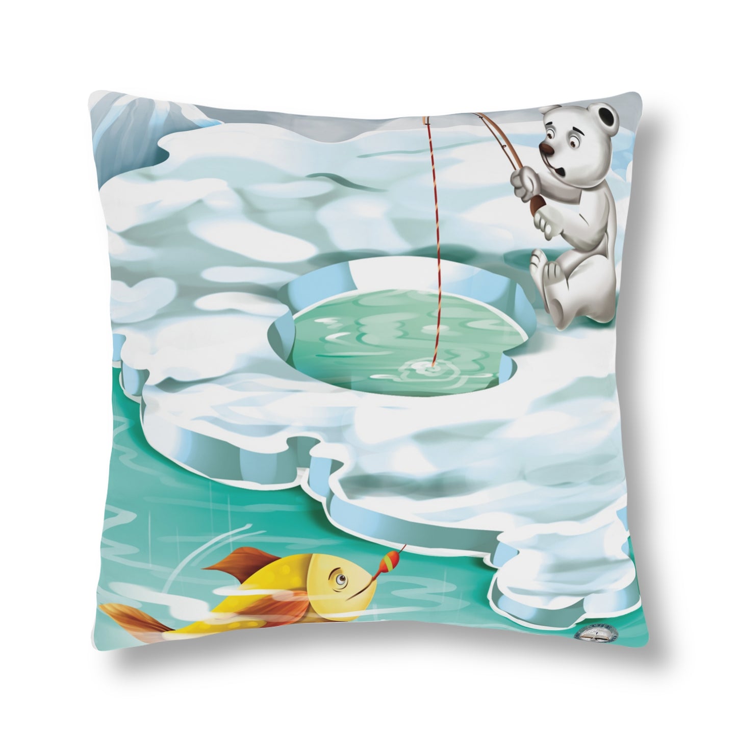 Poro The Polar Bear Waterproof Pillows