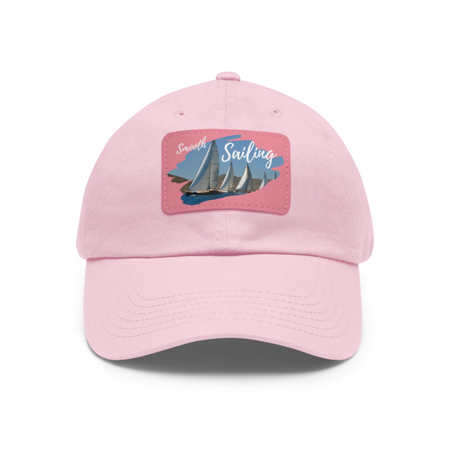 Sailing Dad Hat with Leather Patch (Rectangle)