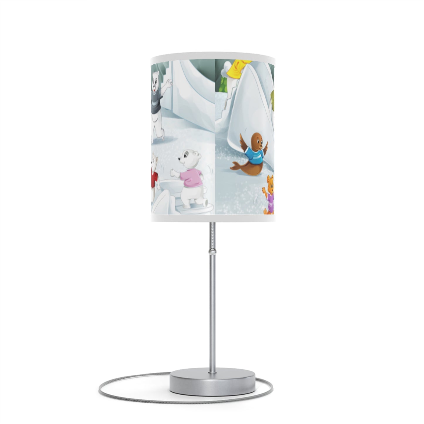 Poro the Polar Bear Lamp on a Stand