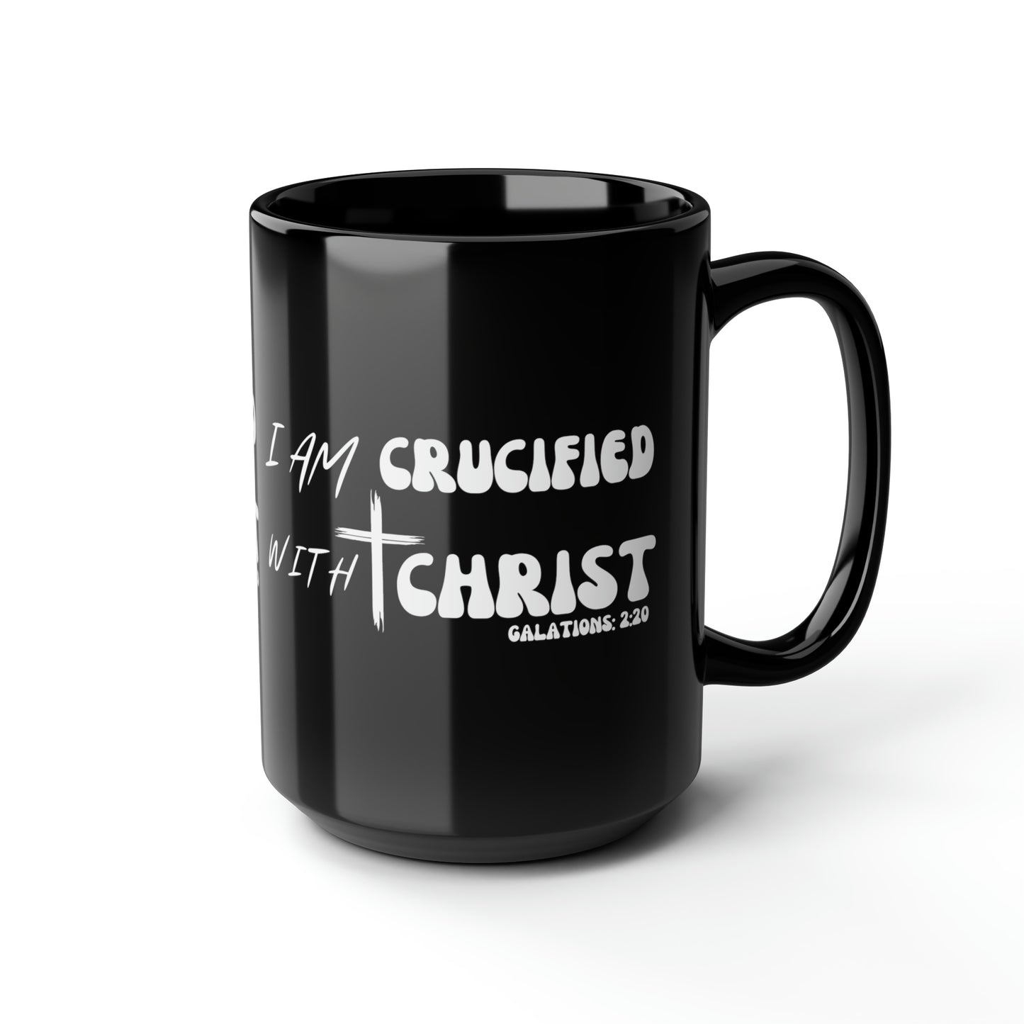 Christian Wear Black Mug, 15oz