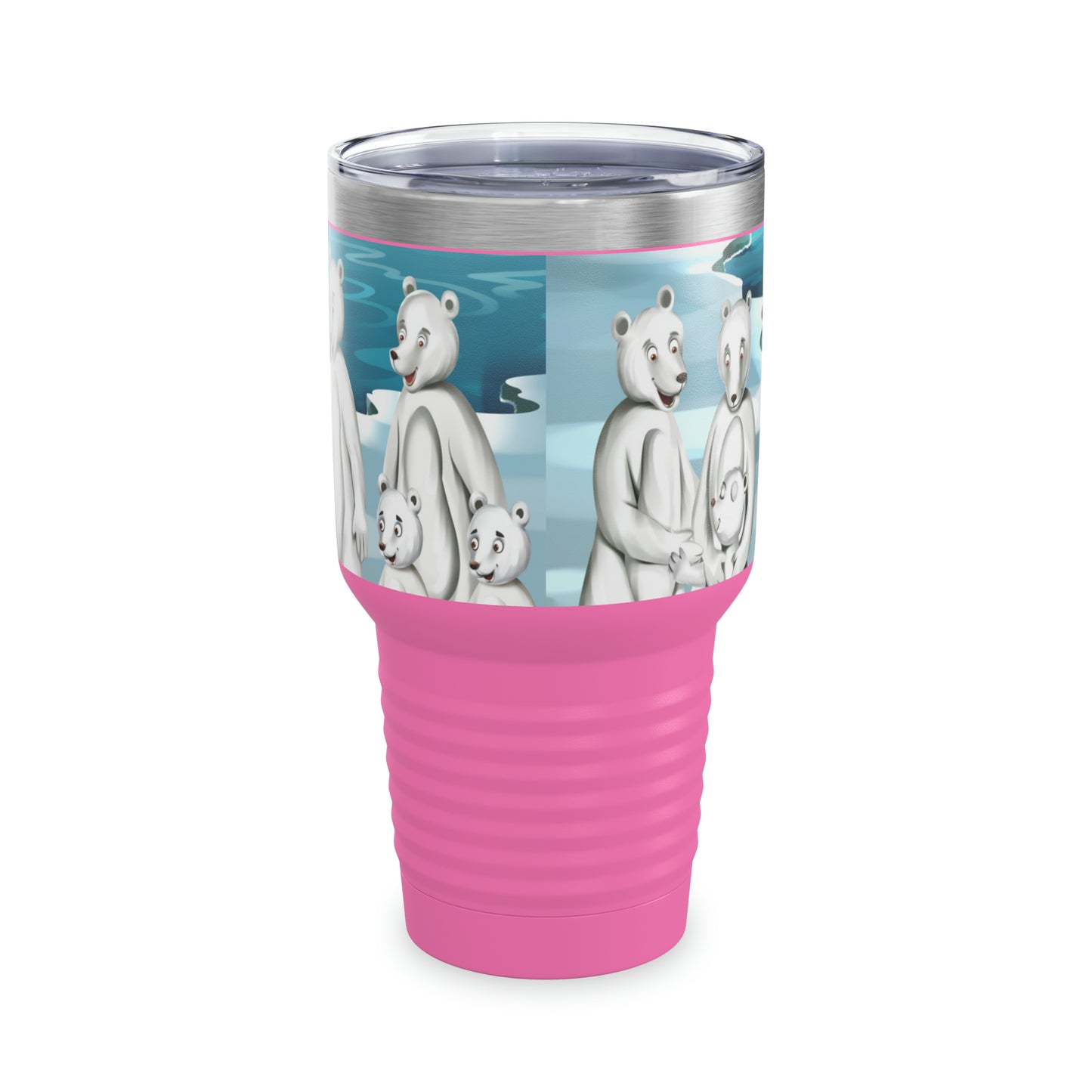 Poro The Polar Bear Ringneck Tumbler, 30oz