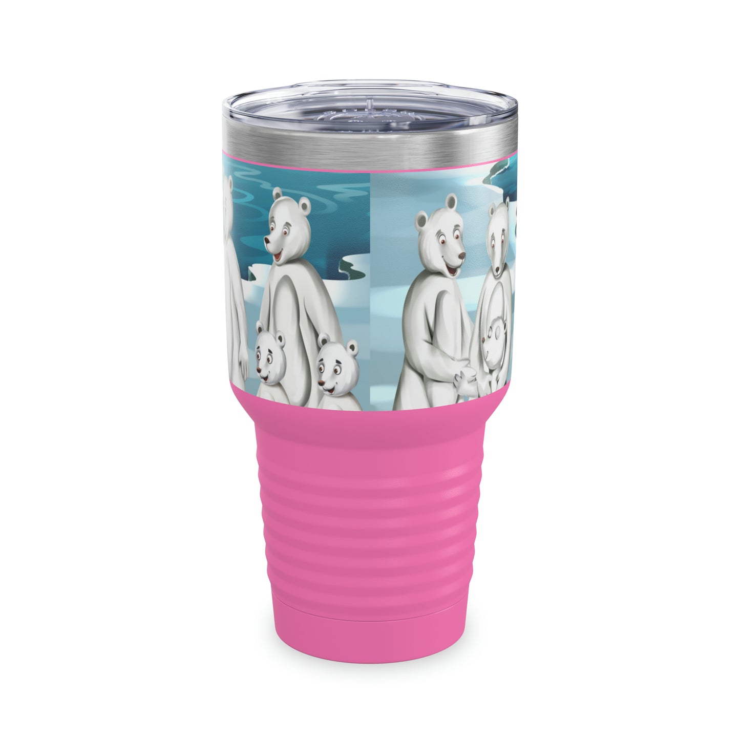 Poro The Polar Bear Ringneck Tumbler, 30oz