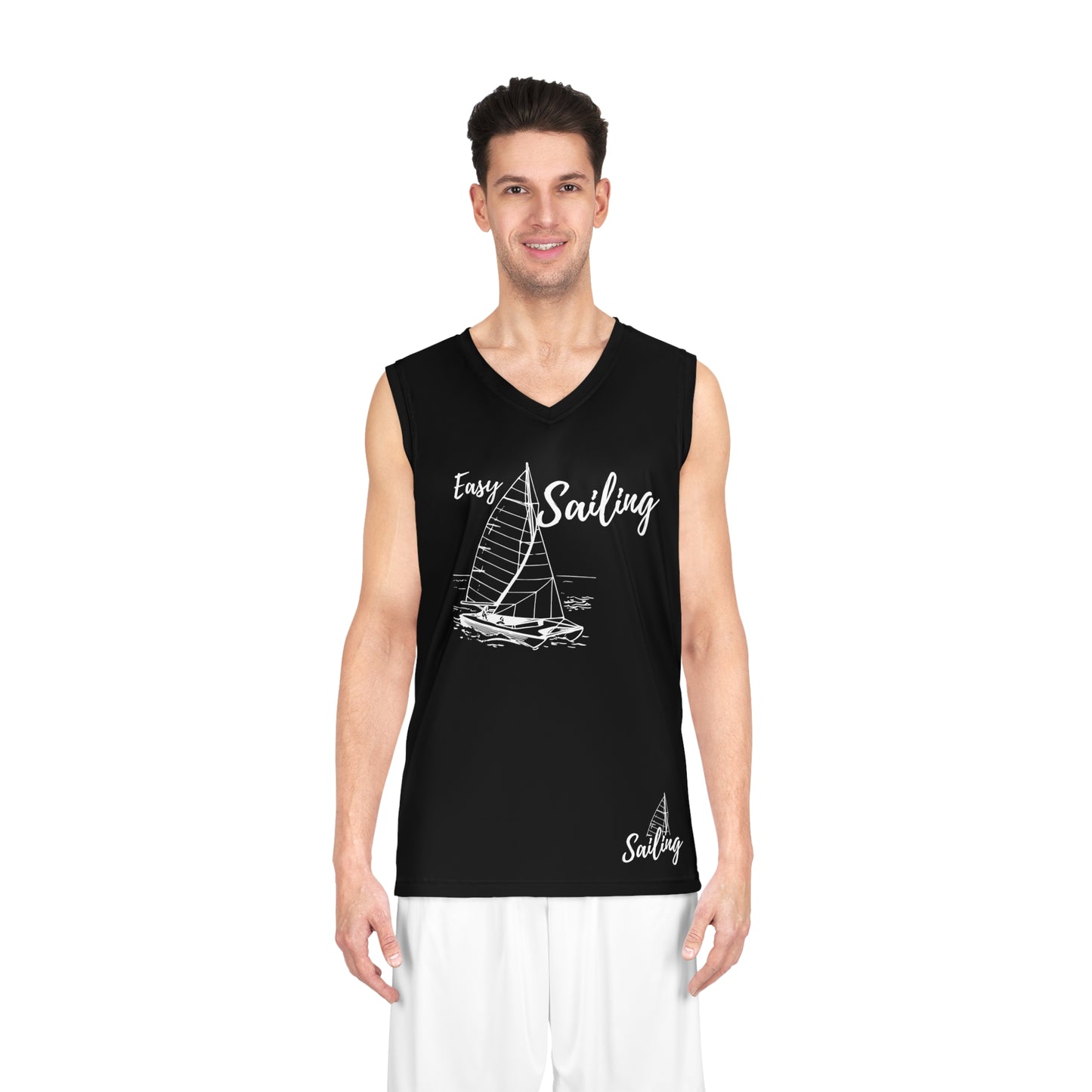 Sailing Basketball Jersey (AOP)