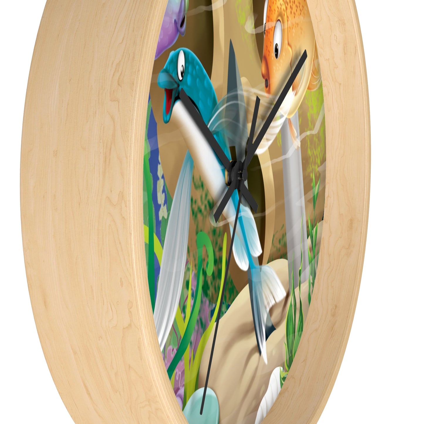 Finley The Flying Fish Wall Clock