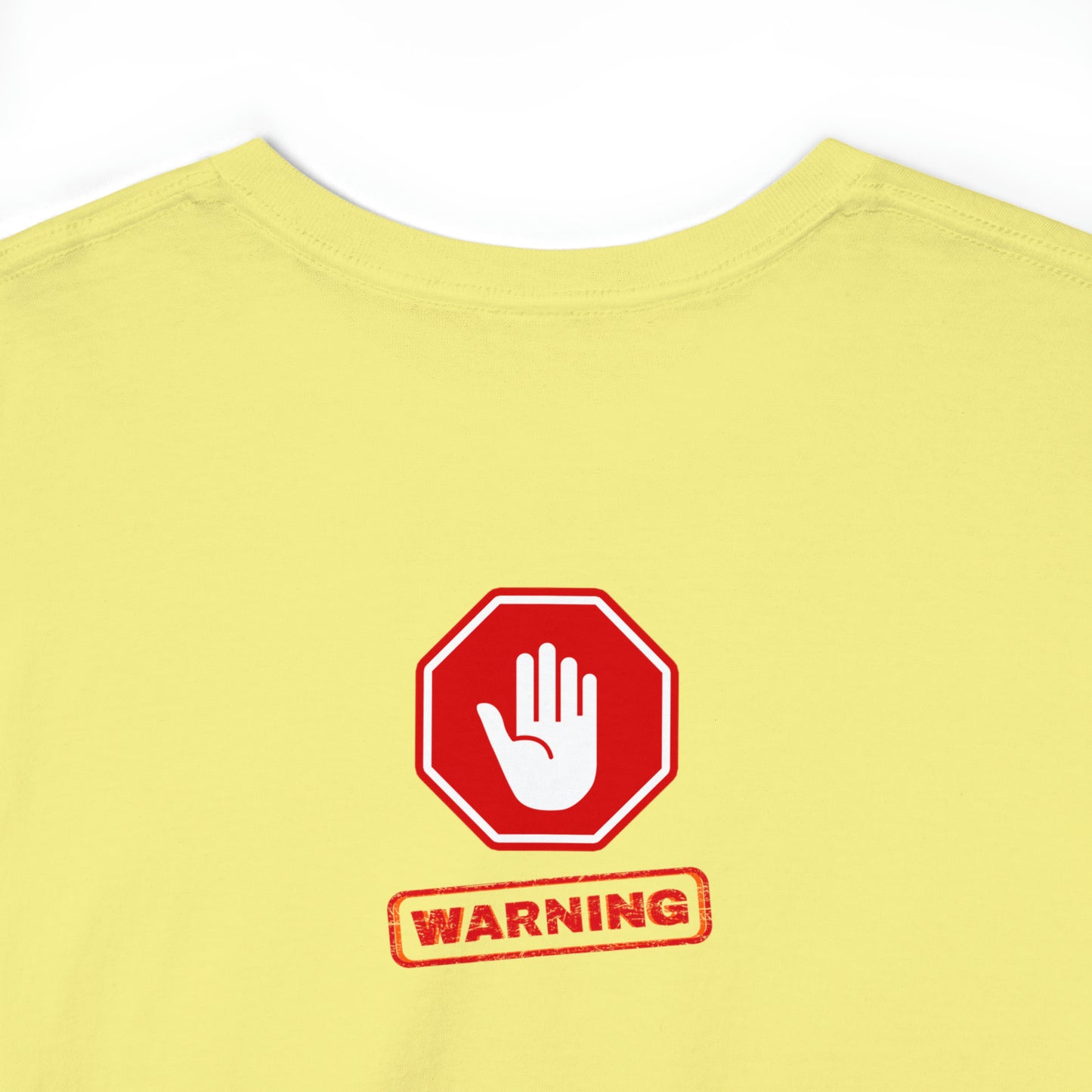 Warning, Unisex Heavy Cotton Tee