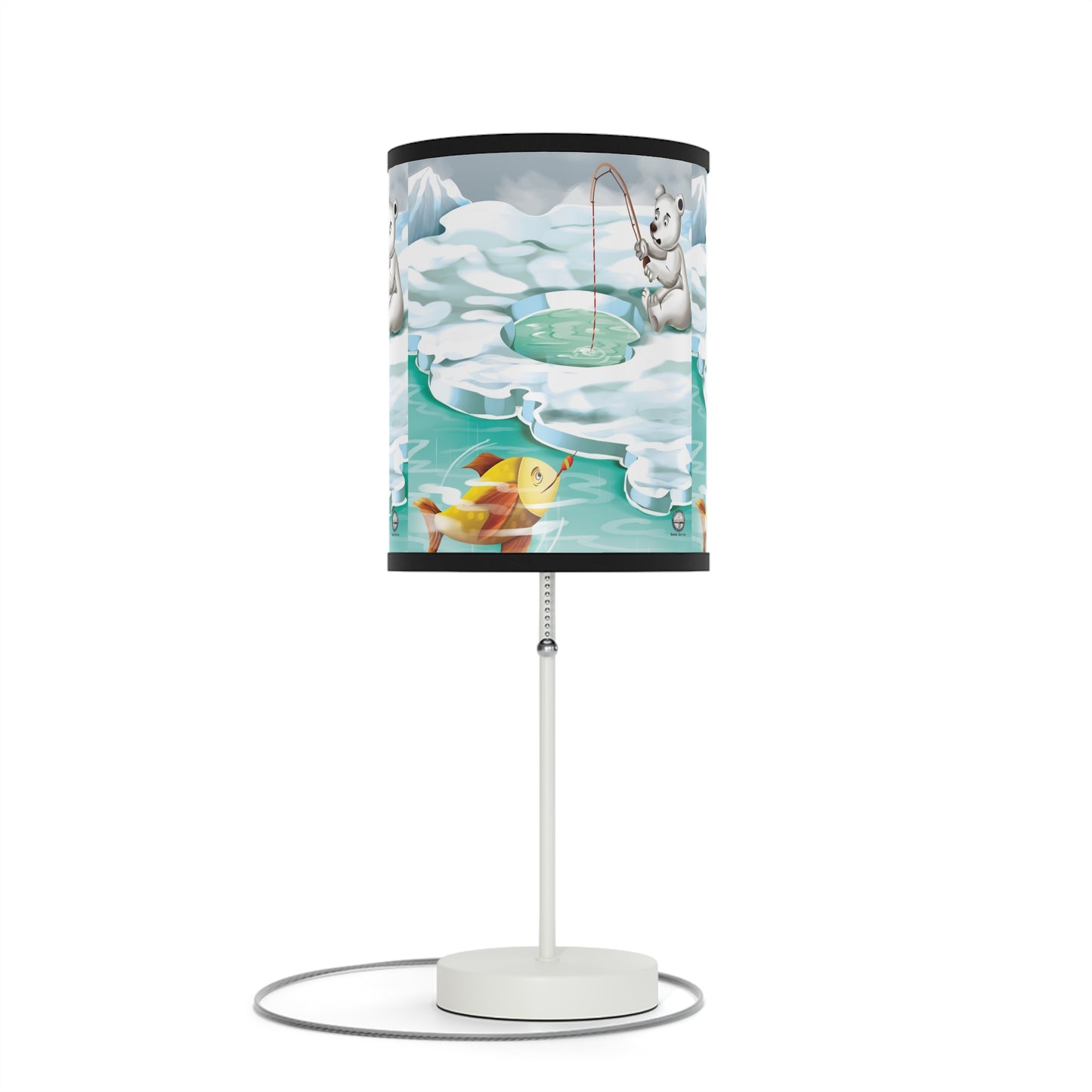 Poro The Polar Bear Lamp on a Stand, US|CA plug