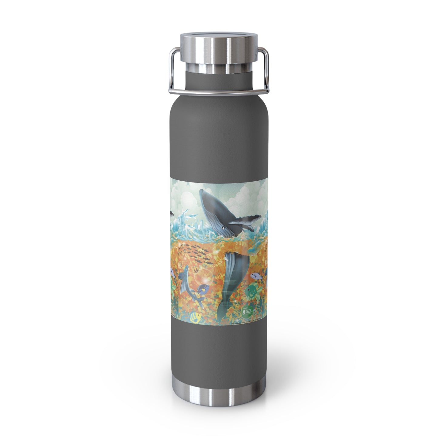 Finley the Flying Fish Copper Vacuum Insulated Bottle, 22oz