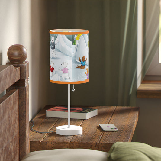 Poro the Polar Bear Lamp on a Stand