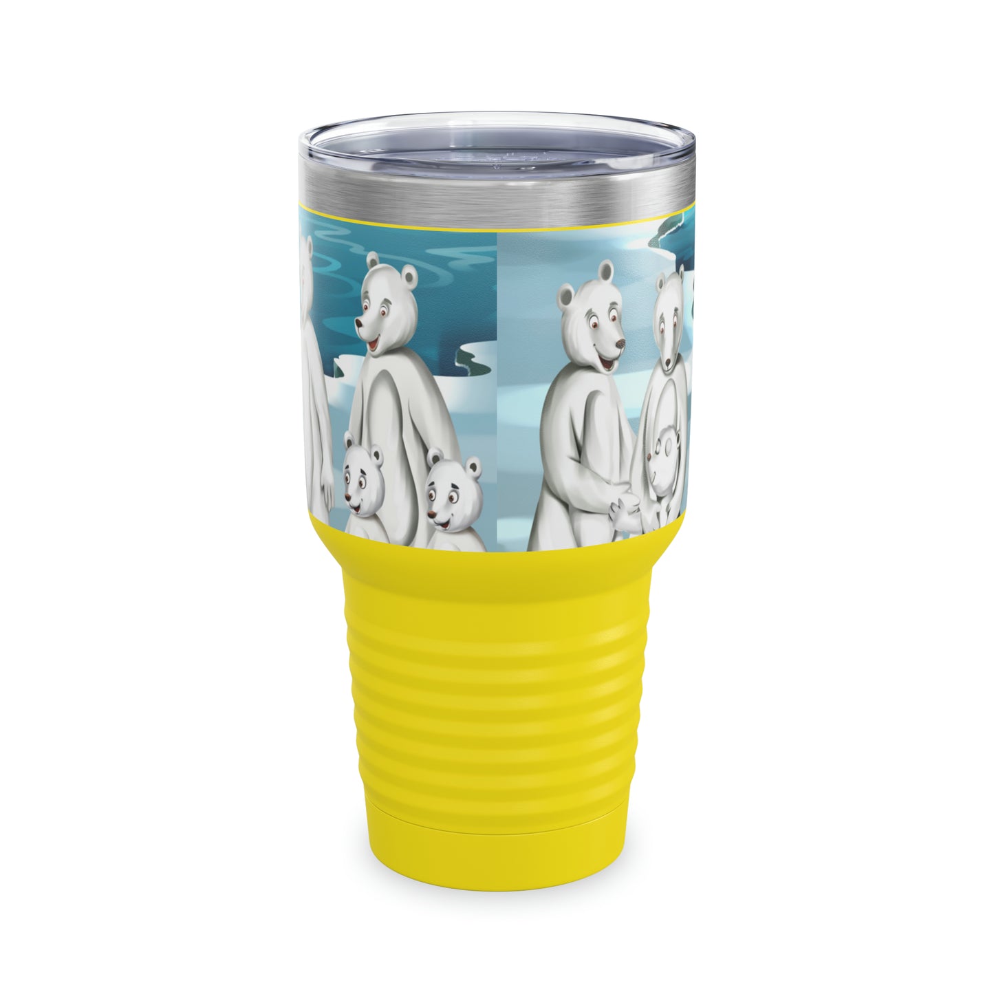 Poro The Polar Bear Ringneck Tumbler, 30oz