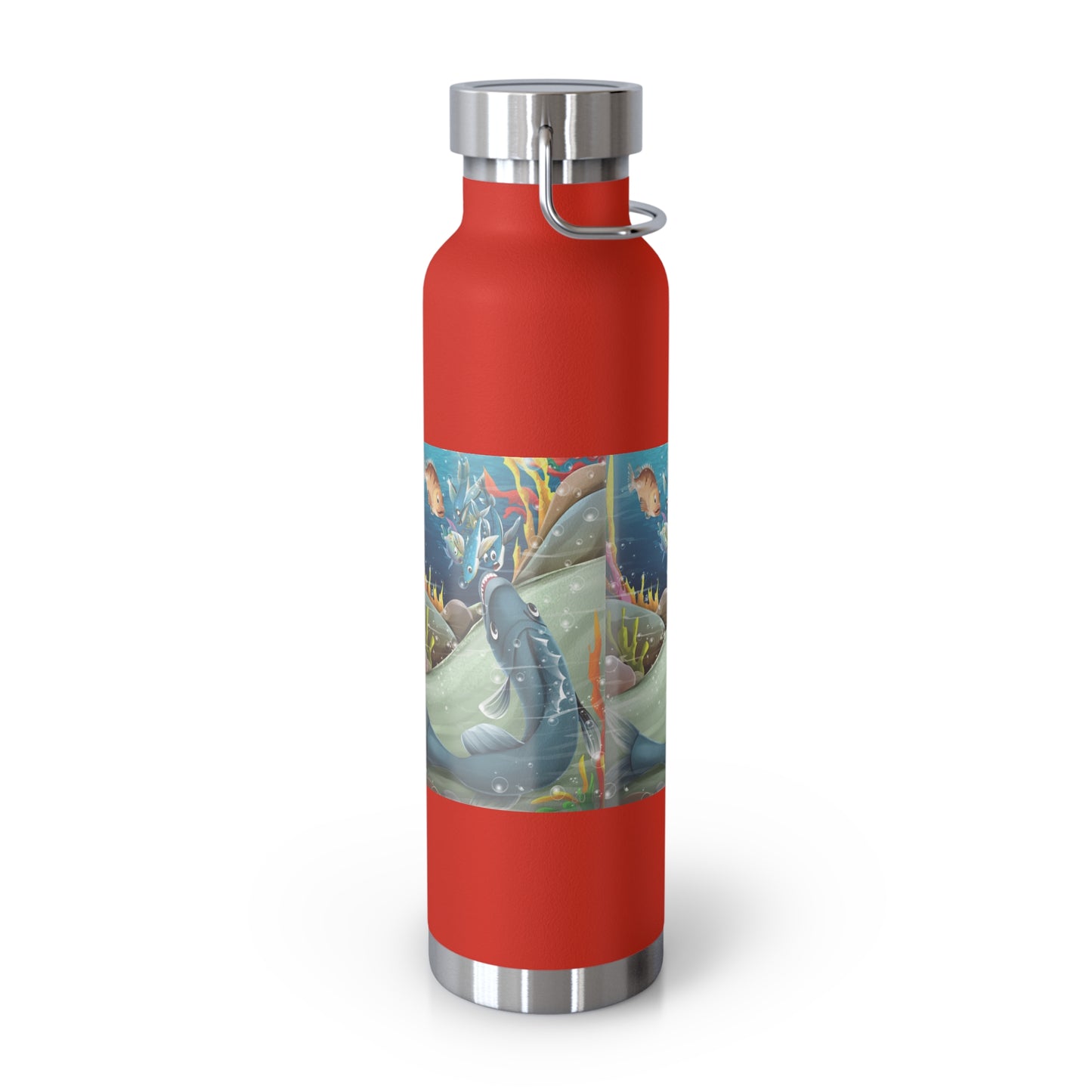 Finley the Flying Fish Copper Vacuum Insulated Bottle, 22oz