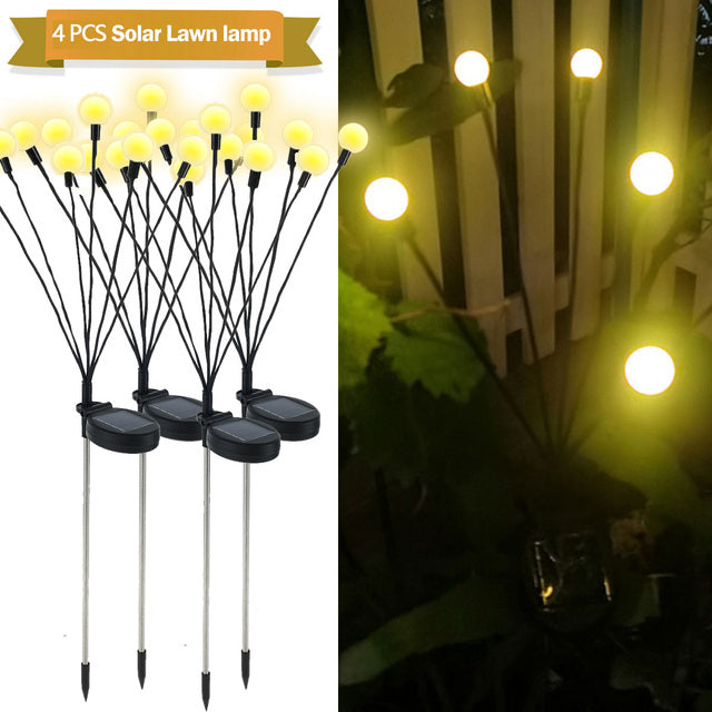 Simulation Firefly Solar Light Outdoor Garden Decoration