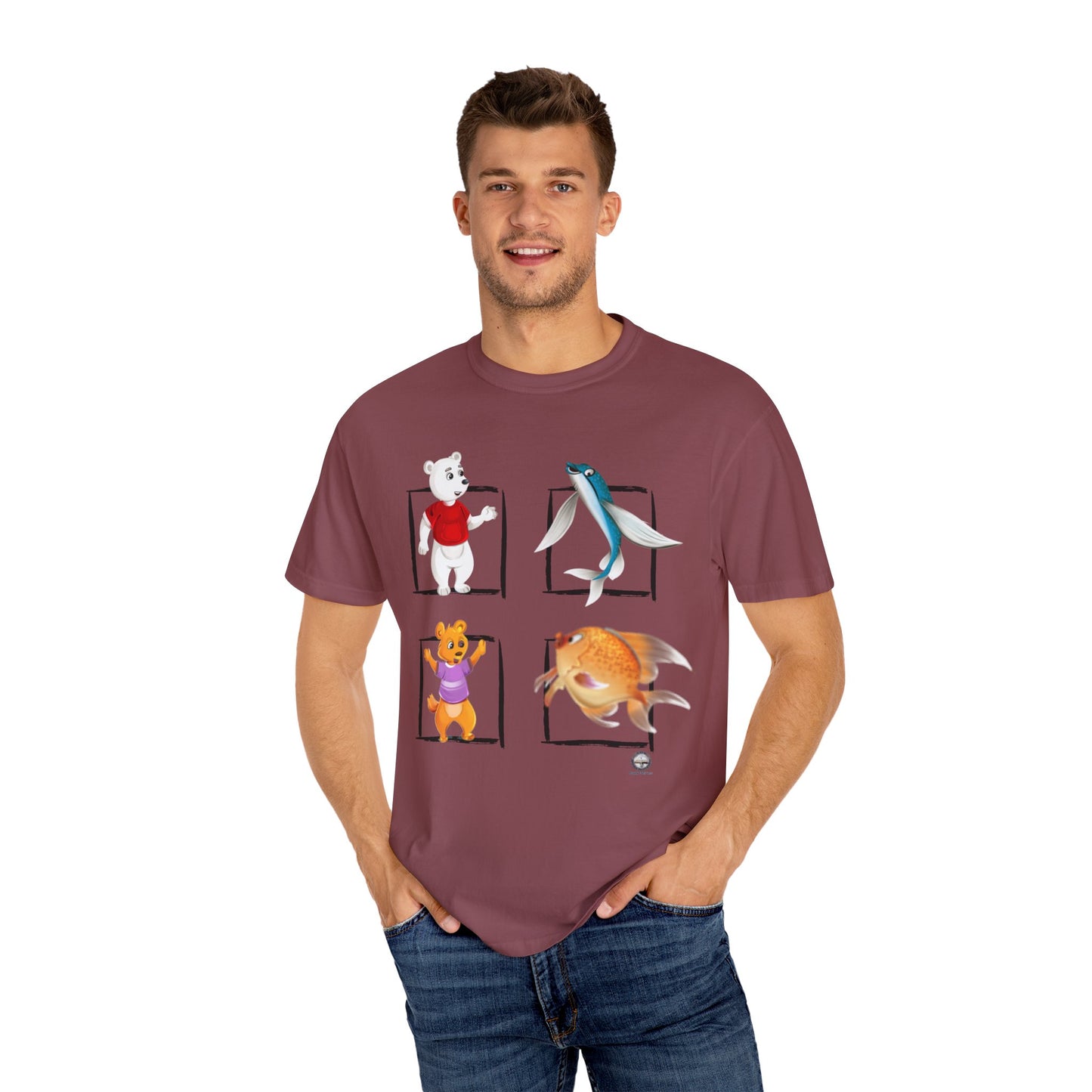 Whimsical Cartoon T-Shirt, Fun Graphic Tee for Kids, Animal Lovers Apparel, Perfect Gift for Birthdays and Celebrations