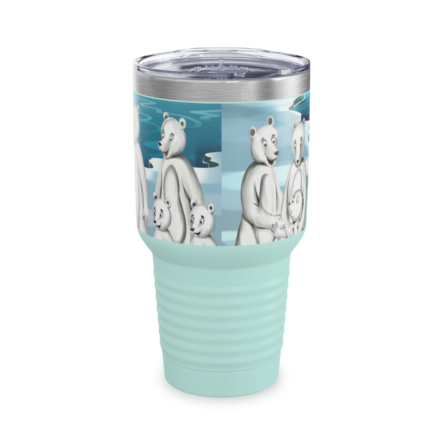 Poro The Polar Bear Ringneck Tumbler, 30oz