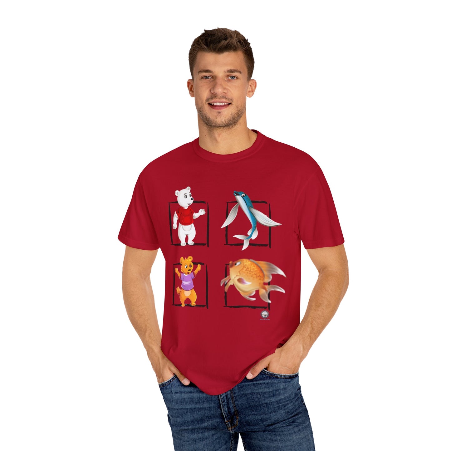 Whimsical Cartoon T-Shirt, Fun Graphic Tee for Kids, Animal Lovers Apparel, Perfect Gift for Birthdays and Celebrations