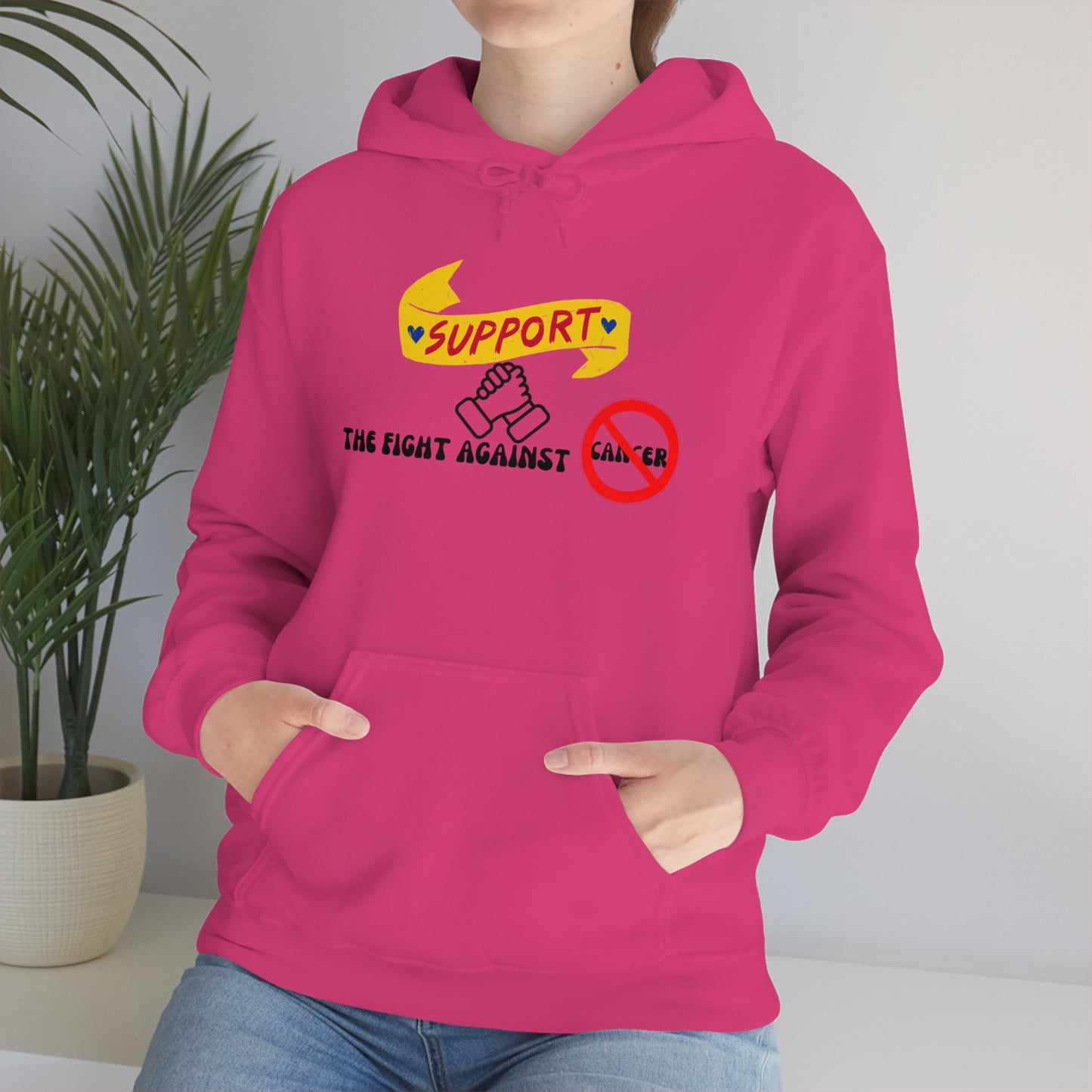 Cancer Awareness Unisex Heavy Blend™ Hooded Sweatshirt