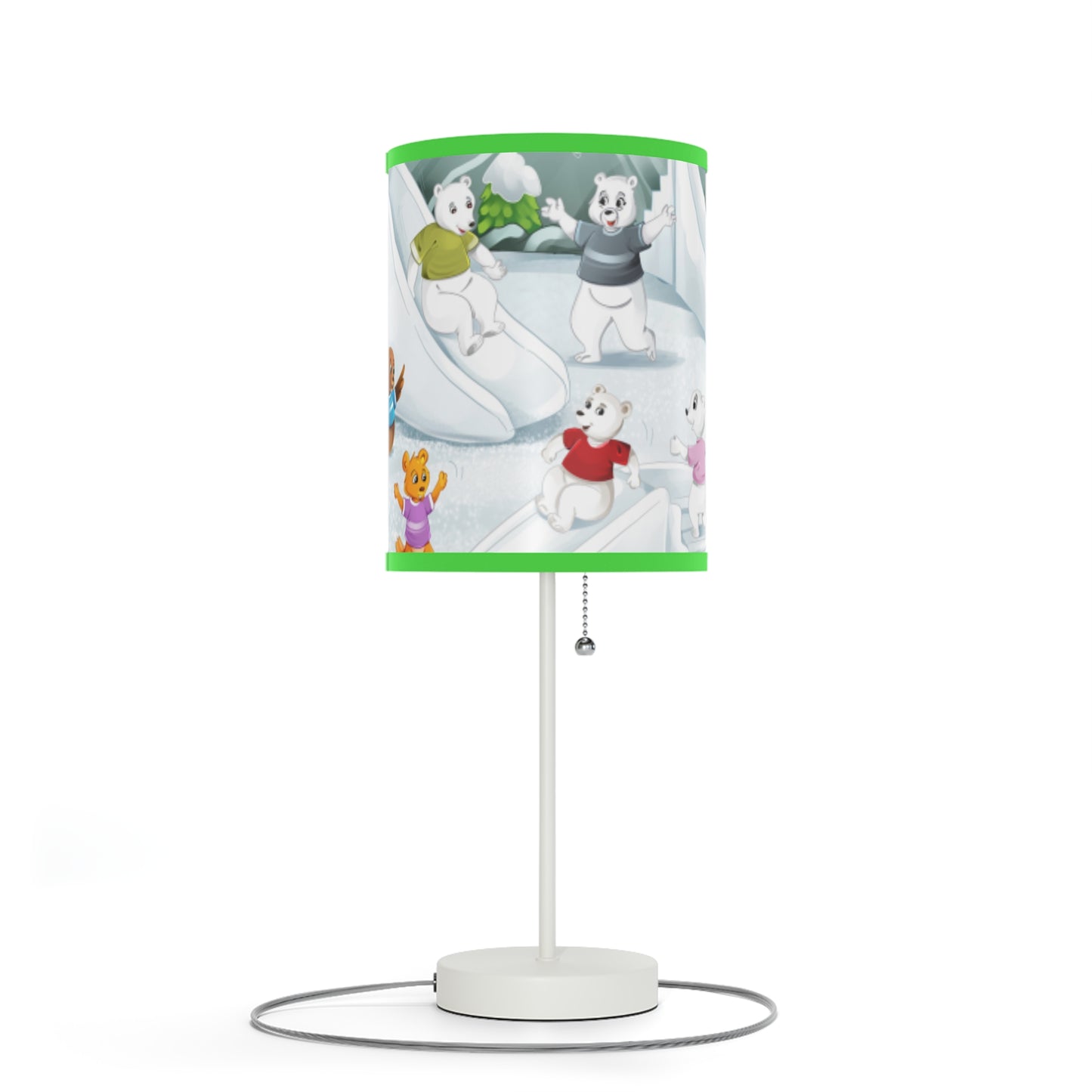 Poro the Polar Bear Lamp on a Stand