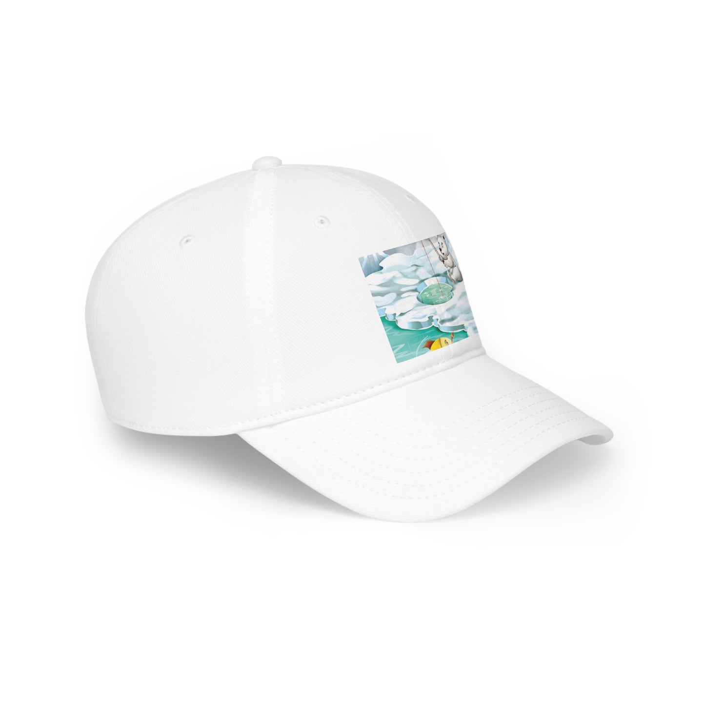 Poro The Polar Bear Low Profile Baseball Cap