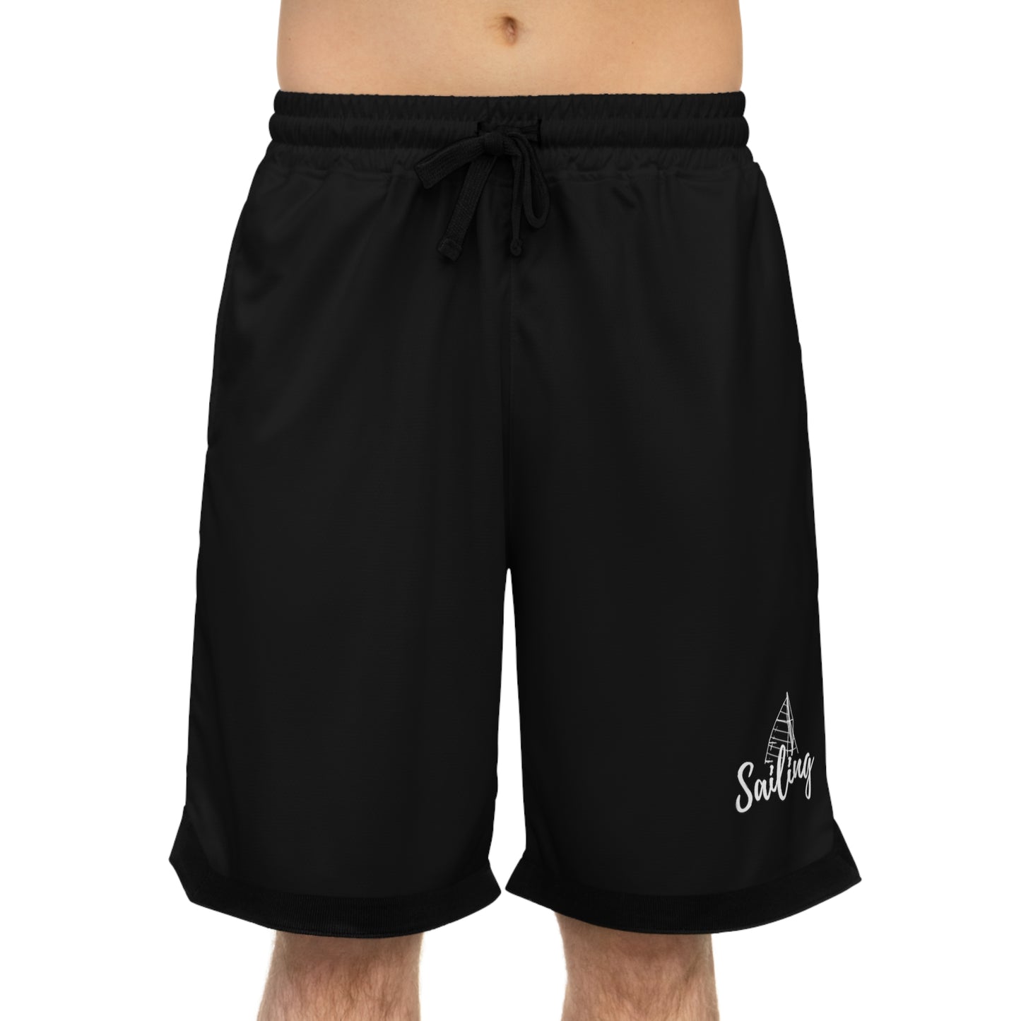 Sailing Basketball Rib Shorts (AOP)