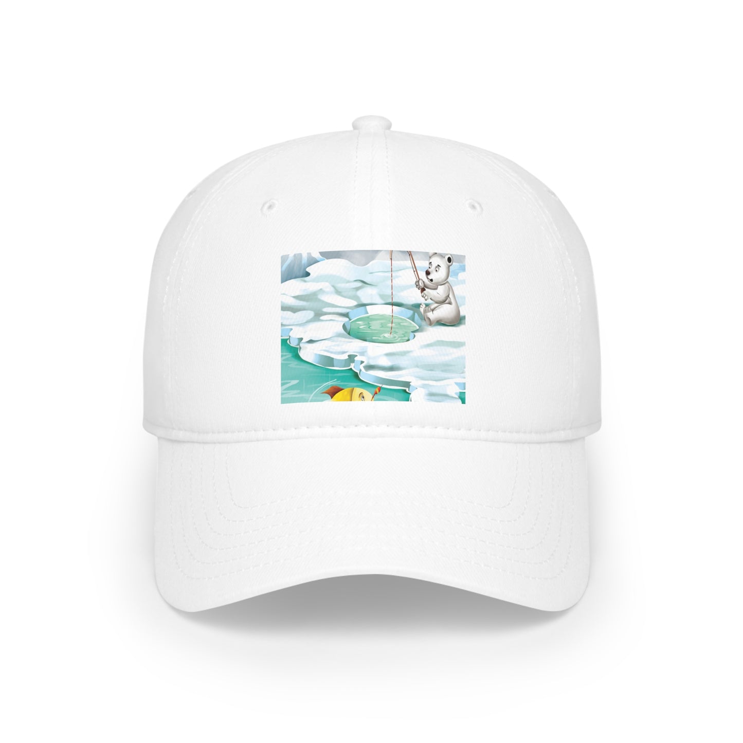 Poro The Polar Bear Low Profile Baseball Cap