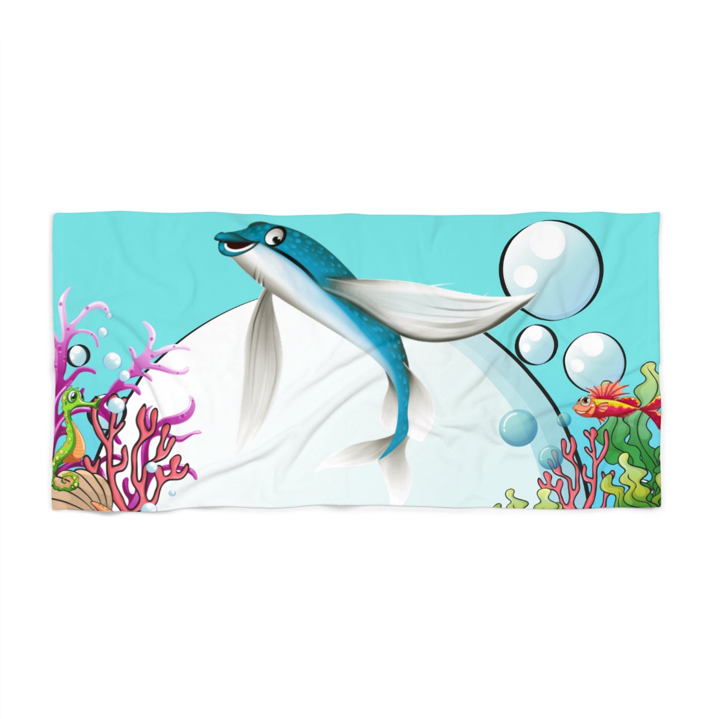 Finley The Flying Fish Beach Towel