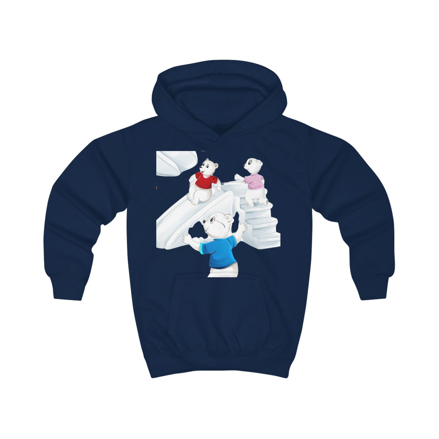 Poro the Polar Bear Kids Hoodie