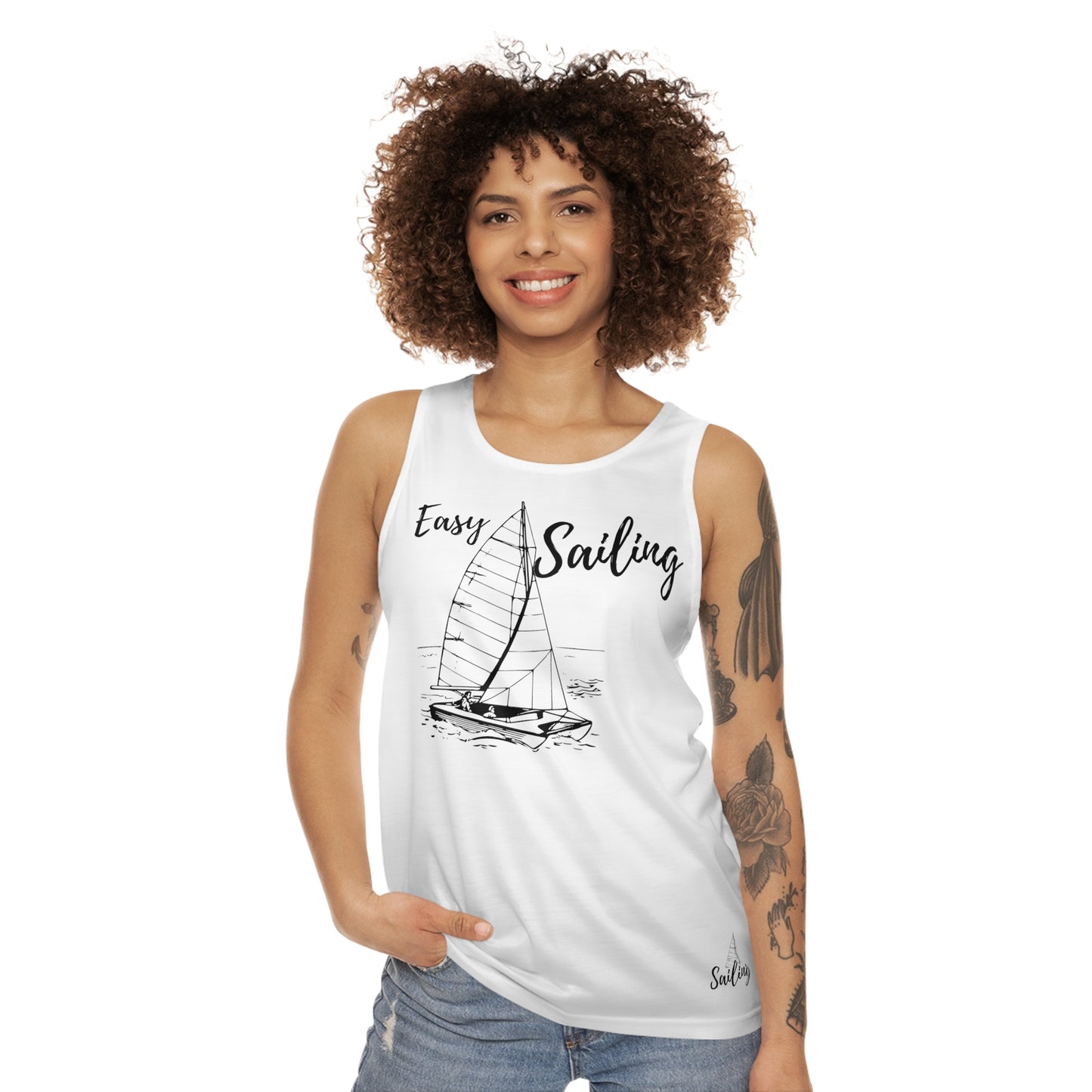 Sailing Unisex Tank Top (AOP)