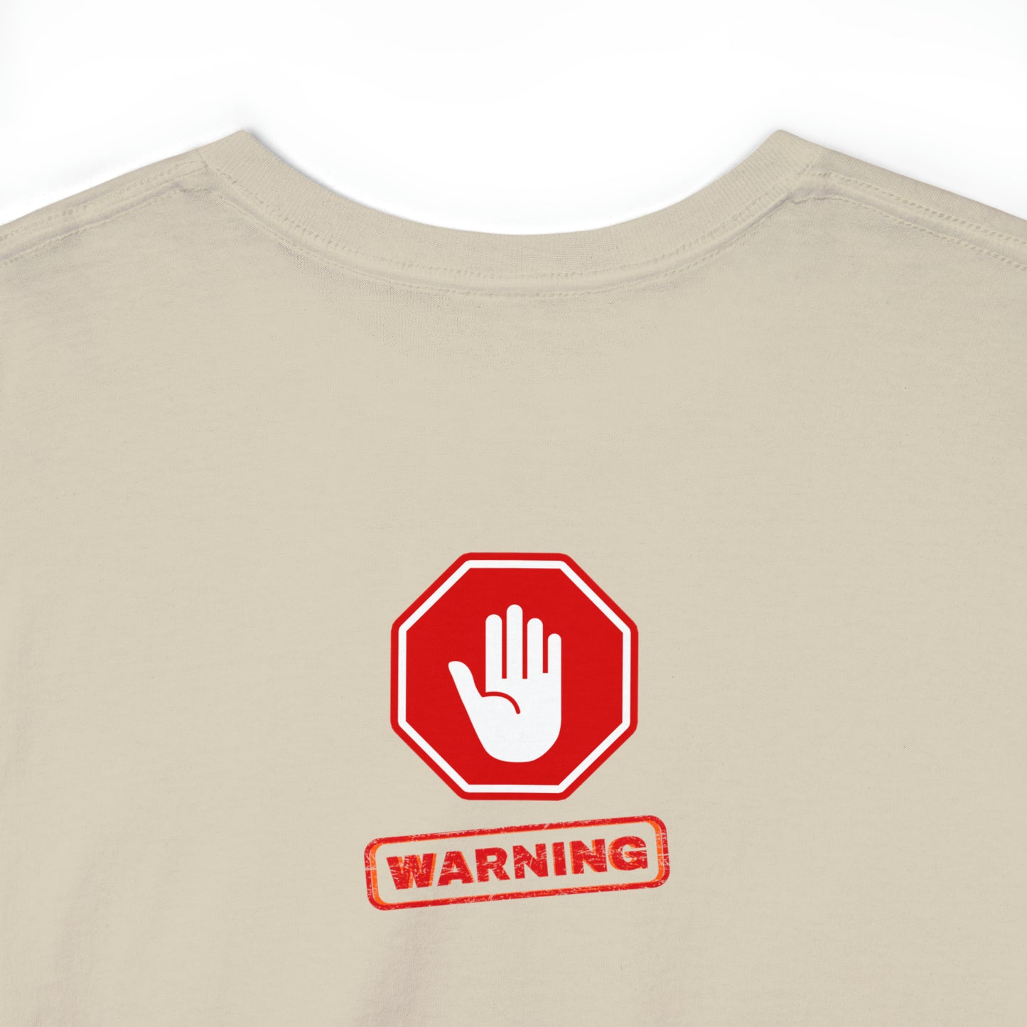 Warning, Unisex Heavy Cotton Tee