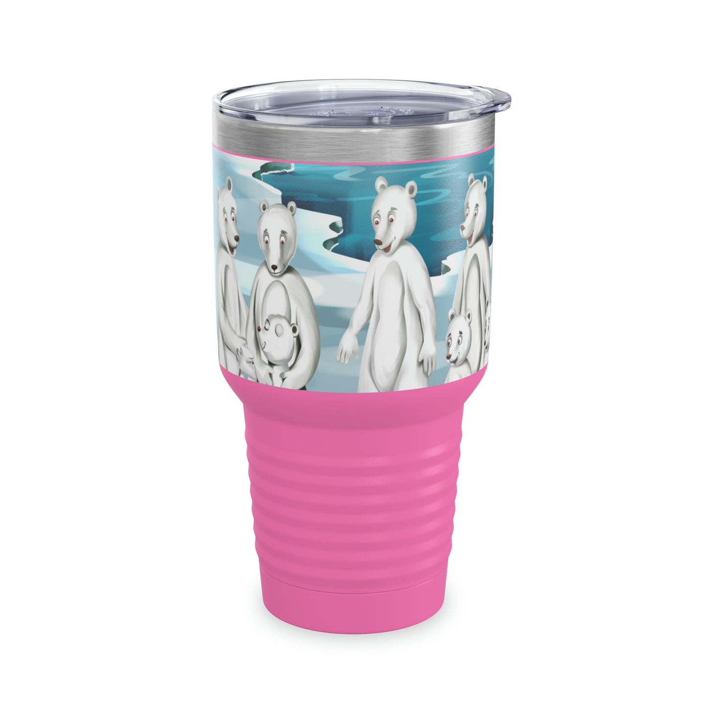 Poro The Polar Bear Ringneck Tumbler, 30oz