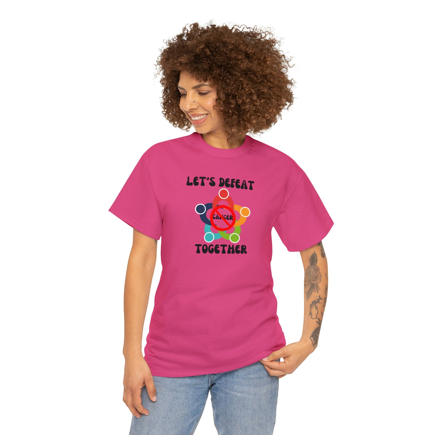 Cancer Awareness Unisex Heavy Cotton Tee