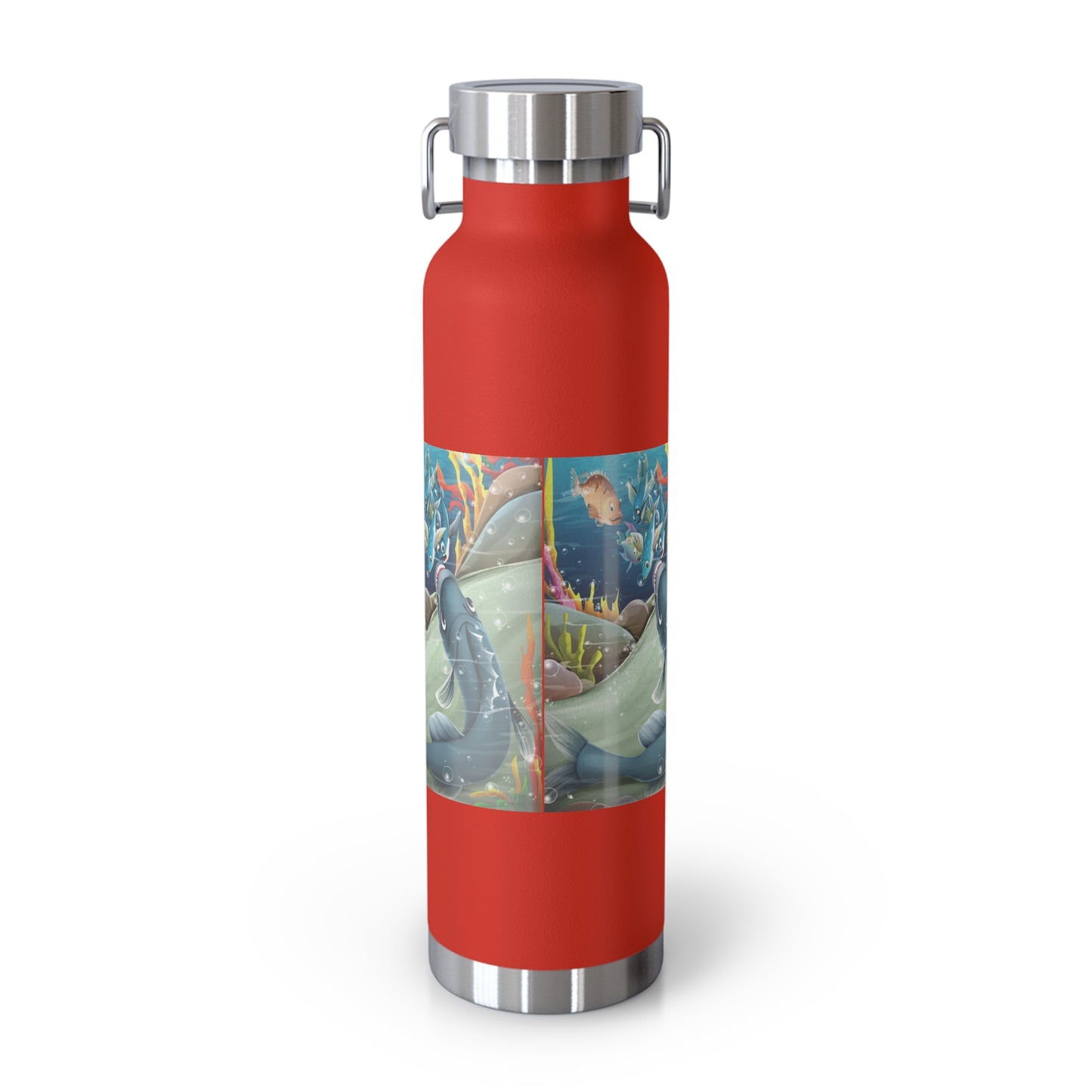 Finley the Flying Fish Copper Vacuum Insulated Bottle, 22oz