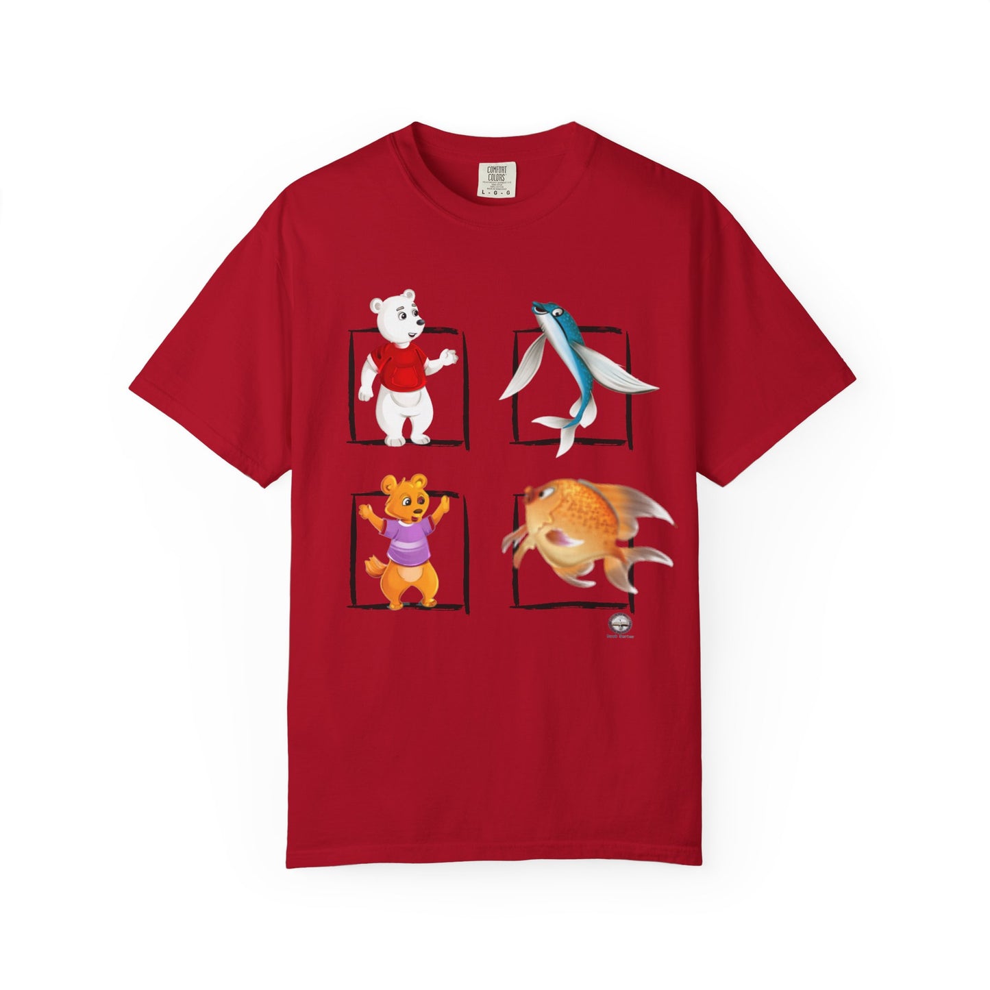 Whimsical Cartoon T-Shirt, Fun Graphic Tee for Kids, Animal Lovers Apparel, Perfect Gift for Birthdays and Celebrations