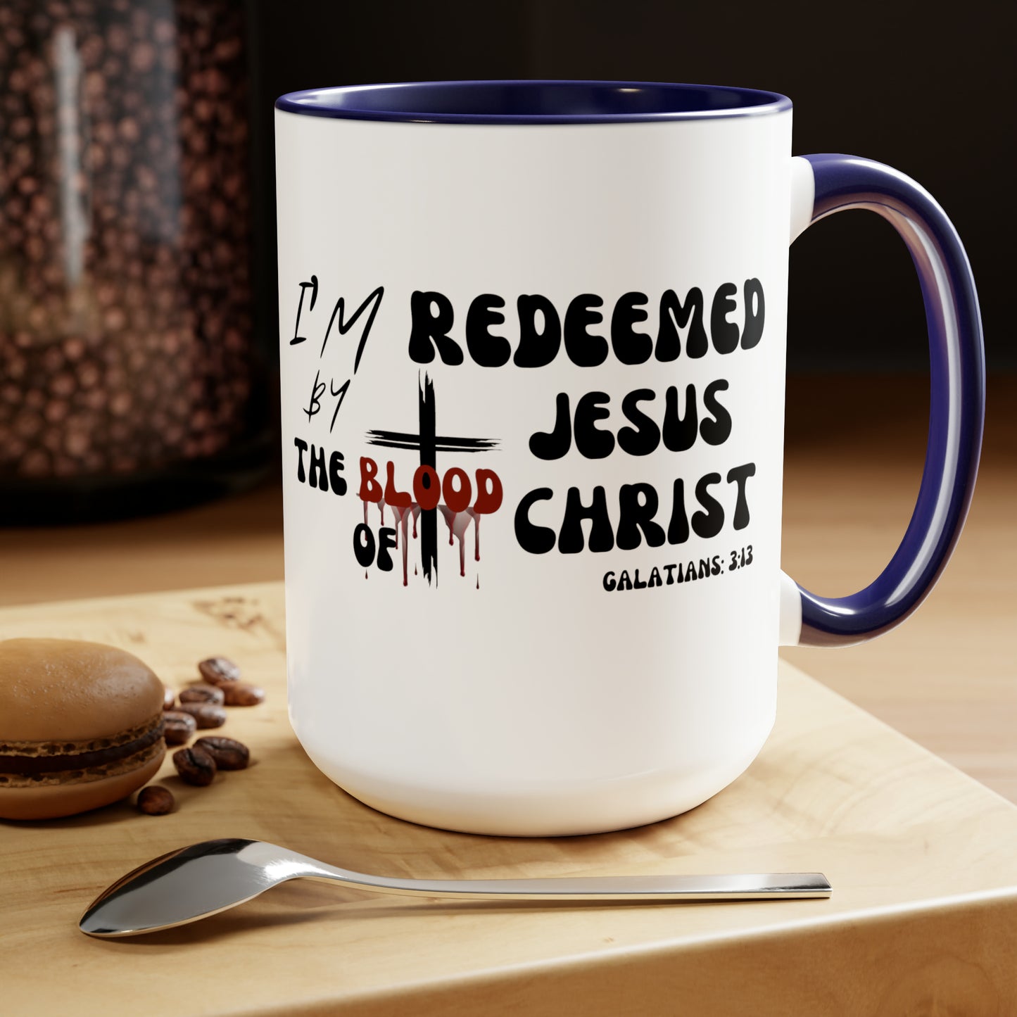 Christian Wear Two-Tone Coffee Mugs, 15oz