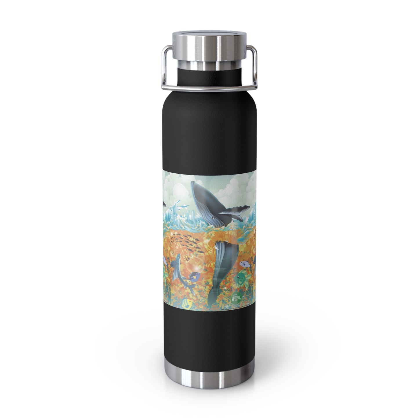 Finley the Flying Fish Copper Vacuum Insulated Bottle, 22oz