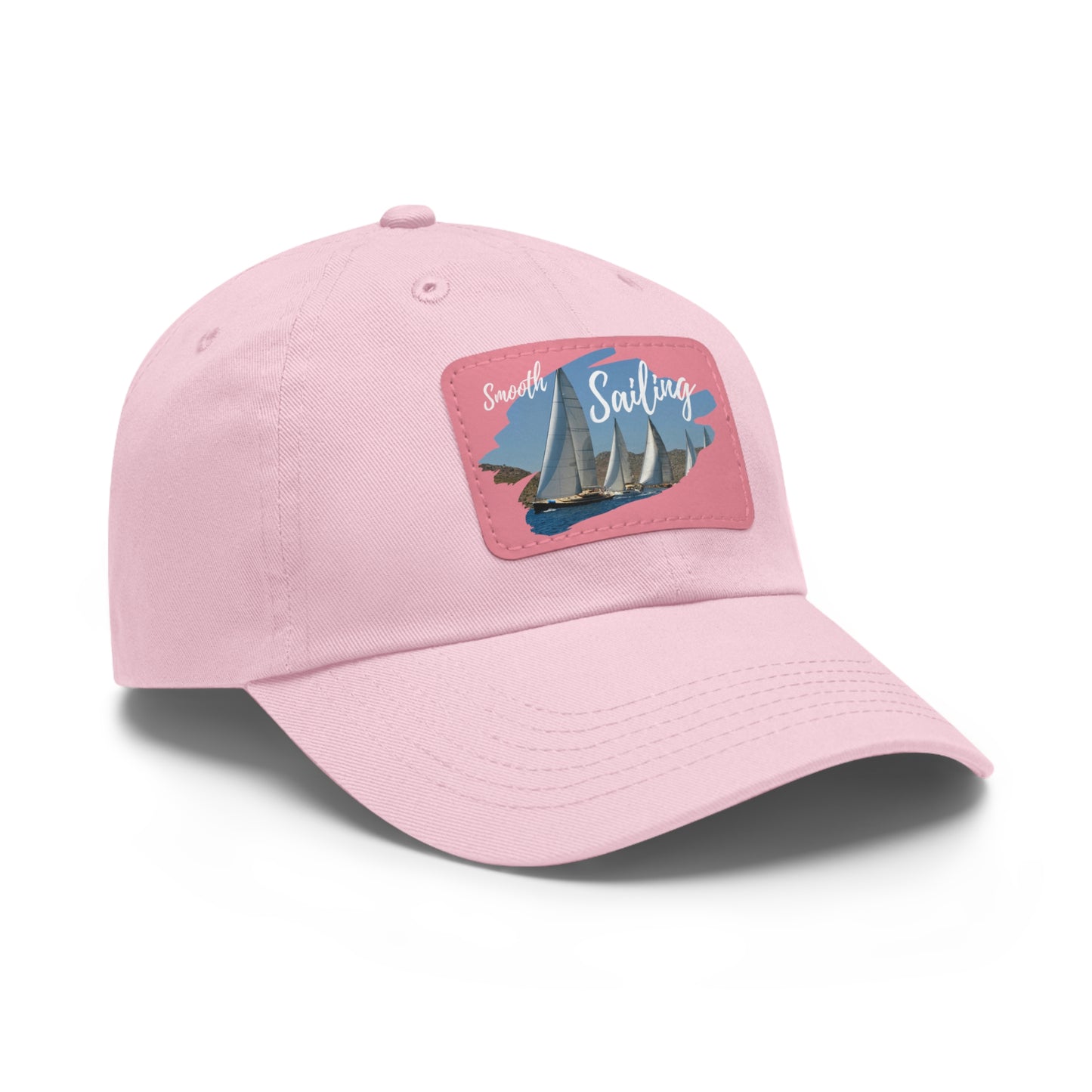 Sailing Dad Hat with Leather Patch (Rectangle)