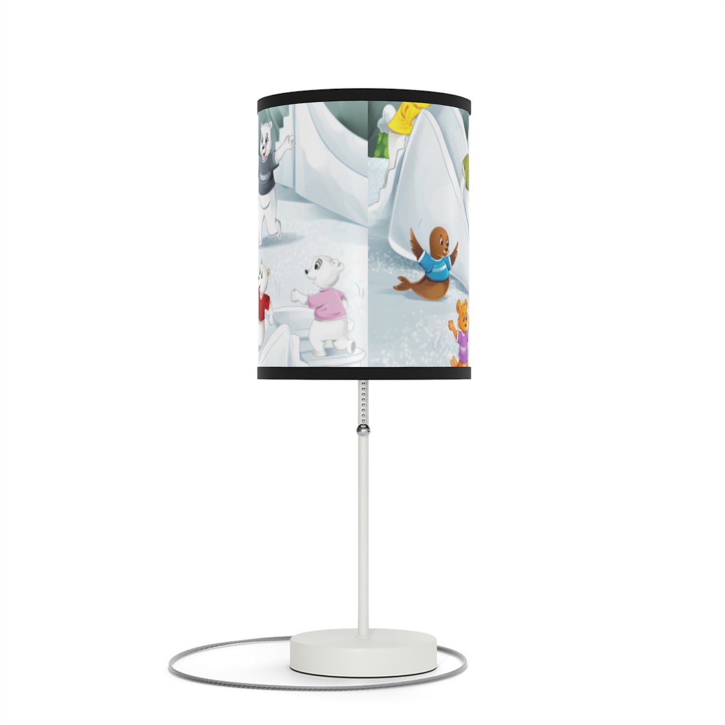 Poro the Polar Bear Lamp on a Stand