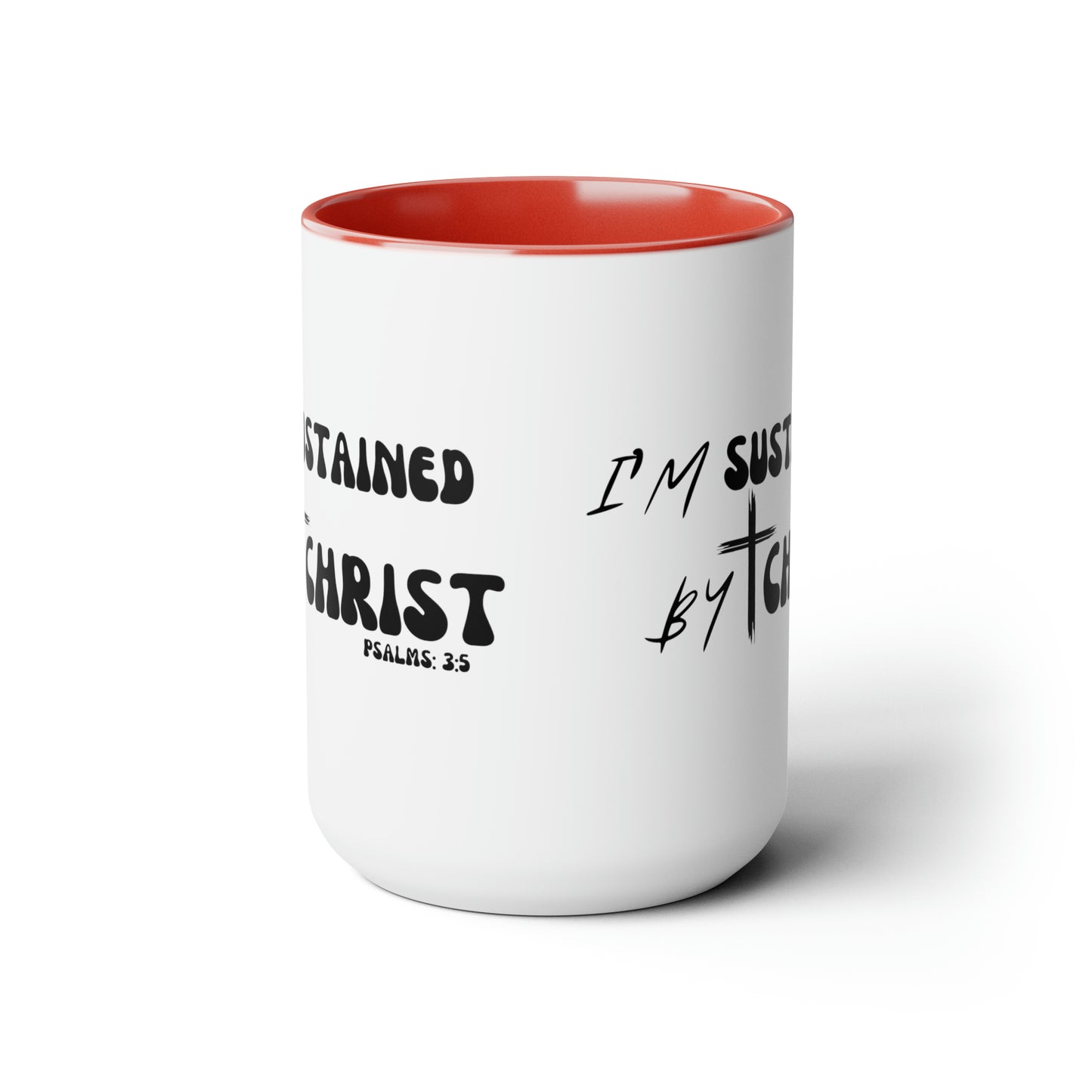 Christian Wear Two-Tone Coffee Mugs, 15oz