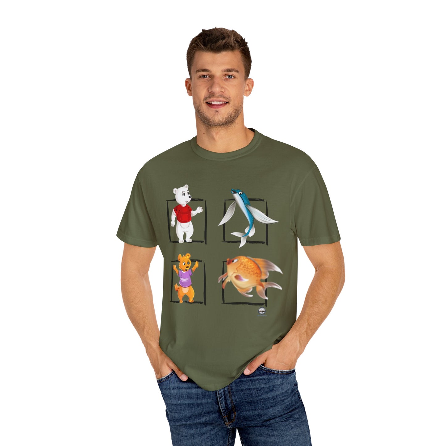 Whimsical Cartoon T-Shirt, Fun Graphic Tee for Kids, Animal Lovers Apparel, Perfect Gift for Birthdays and Celebrations