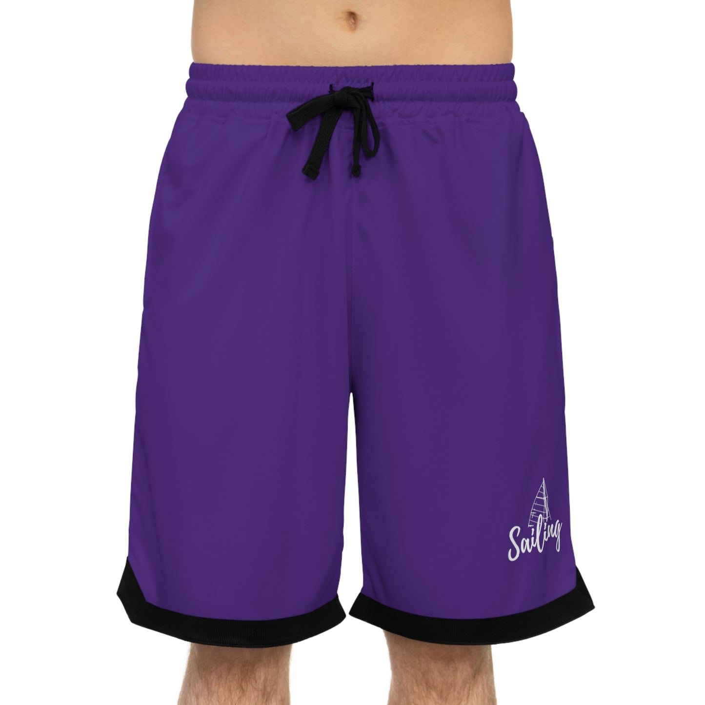 Sailing Basketball Rib Shorts (AOP)