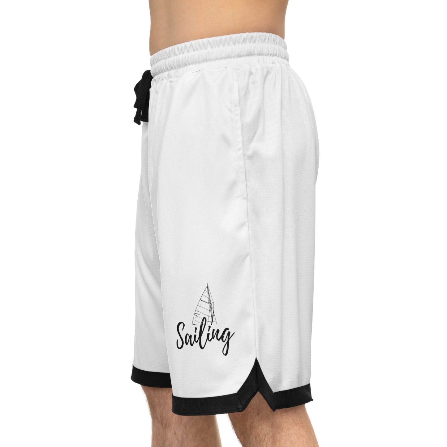 Sailing Basketball Rib Shorts (AOP)