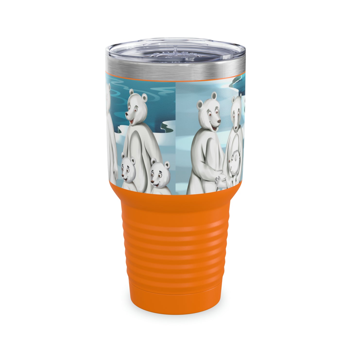 Poro The Polar Bear Ringneck Tumbler, 30oz