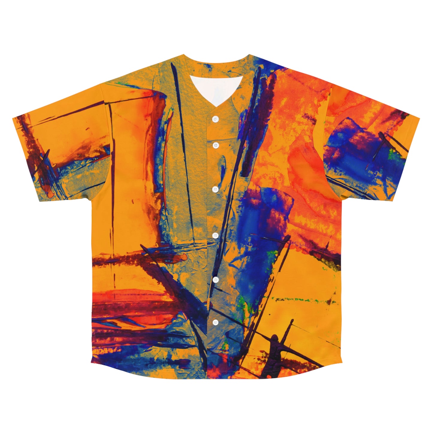 Exotic Print Baseball Jersey