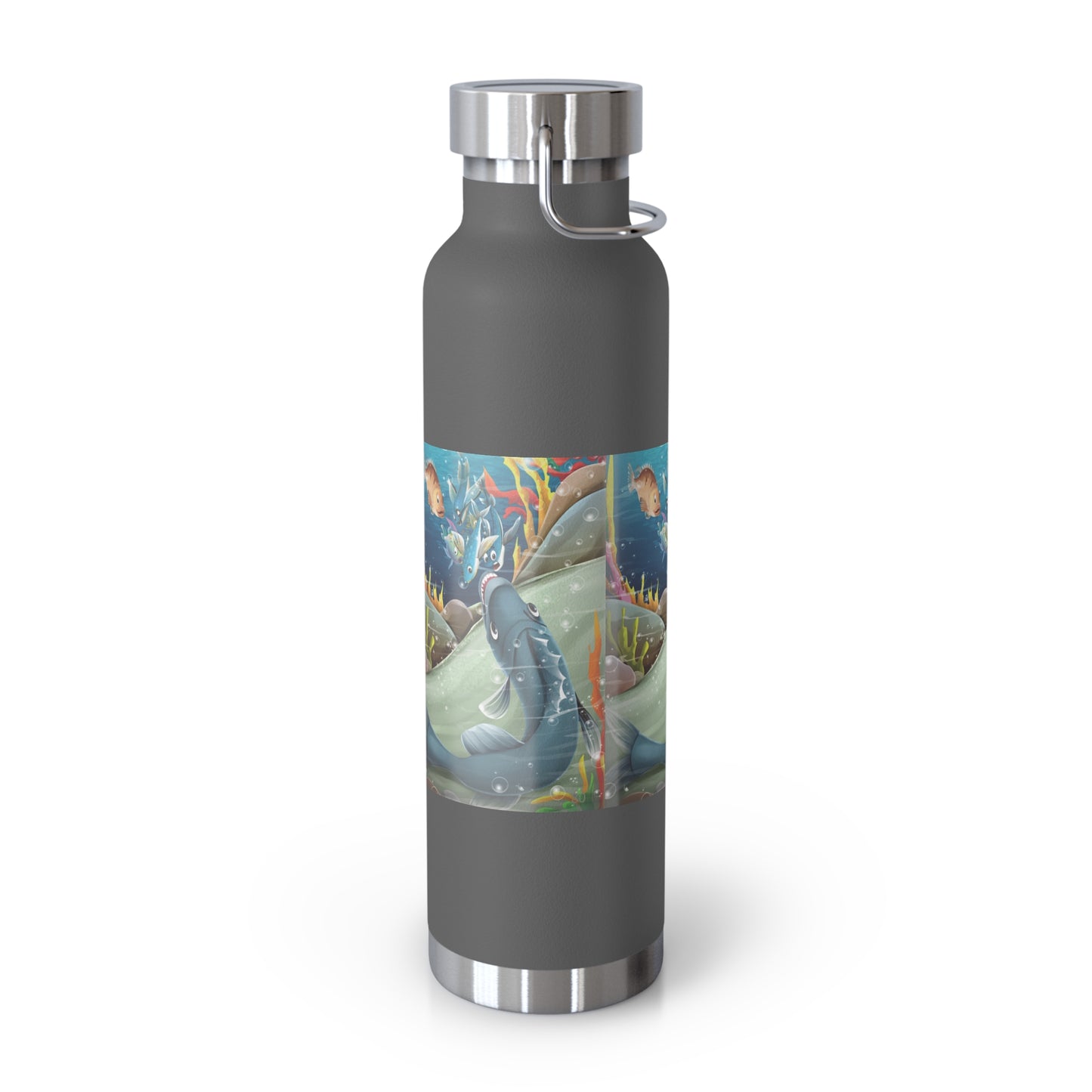 Finley the Flying Fish Copper Vacuum Insulated Bottle, 22oz