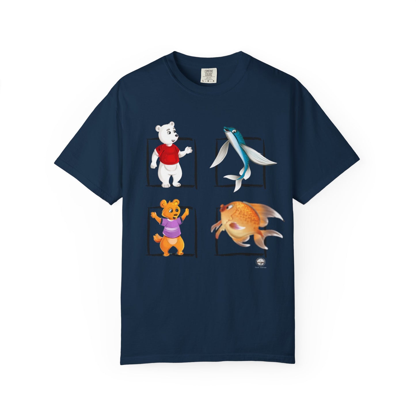Whimsical Cartoon T-Shirt, Fun Graphic Tee for Kids, Animal Lovers Apparel, Perfect Gift for Birthdays and Celebrations